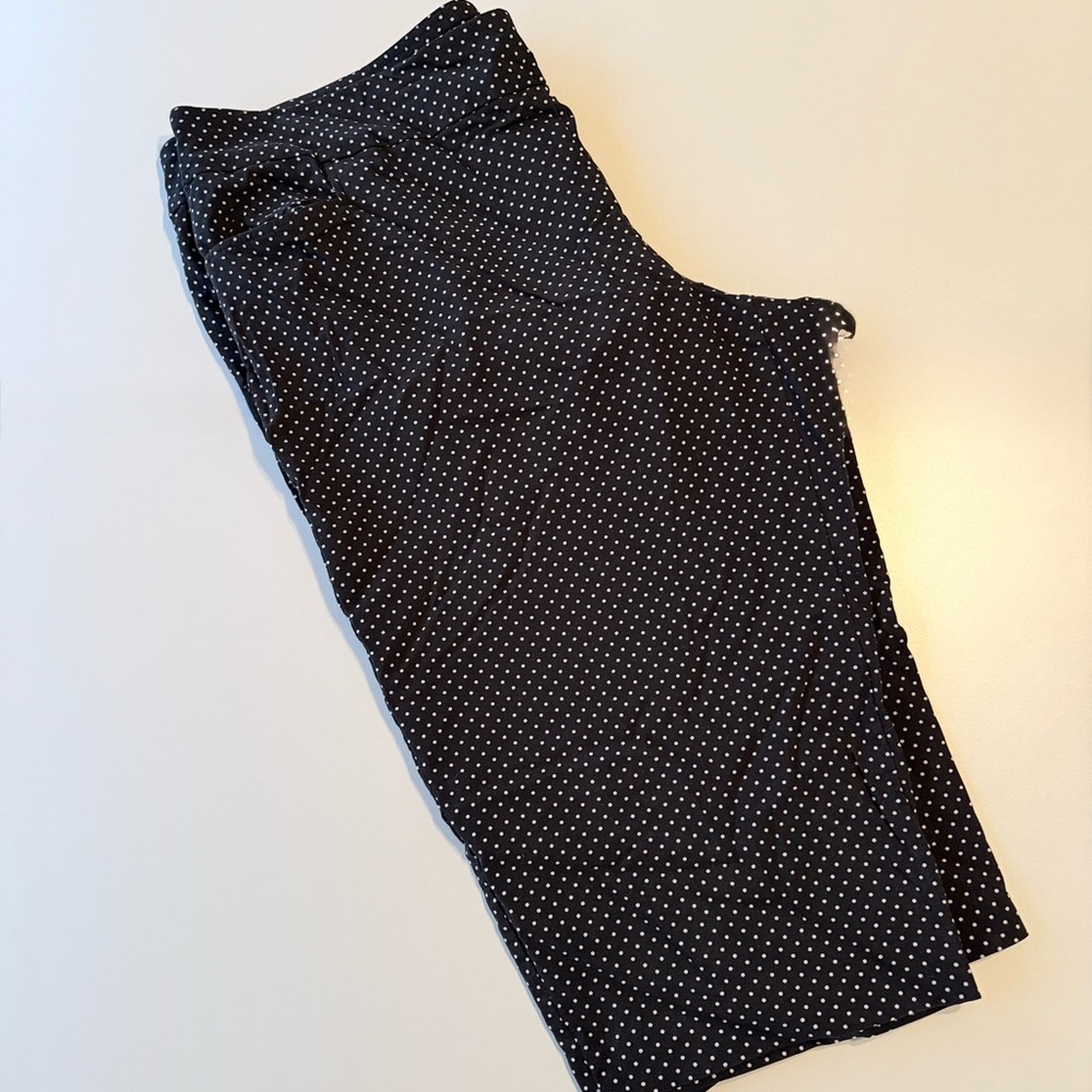Terra & Sky Black with White Polka Dots Pants